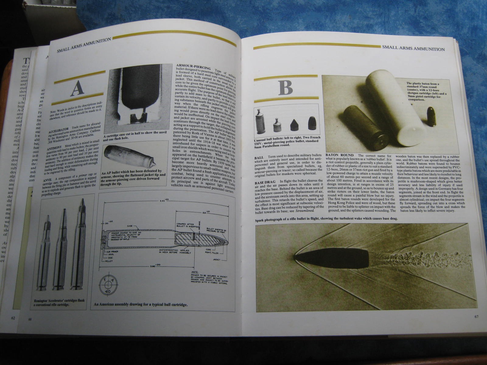 THE ILLUSTRATED ENCYCLOPEDIA OF AMMUNITION Ian V. Hogg LARGE HCDJ 1985 VGC