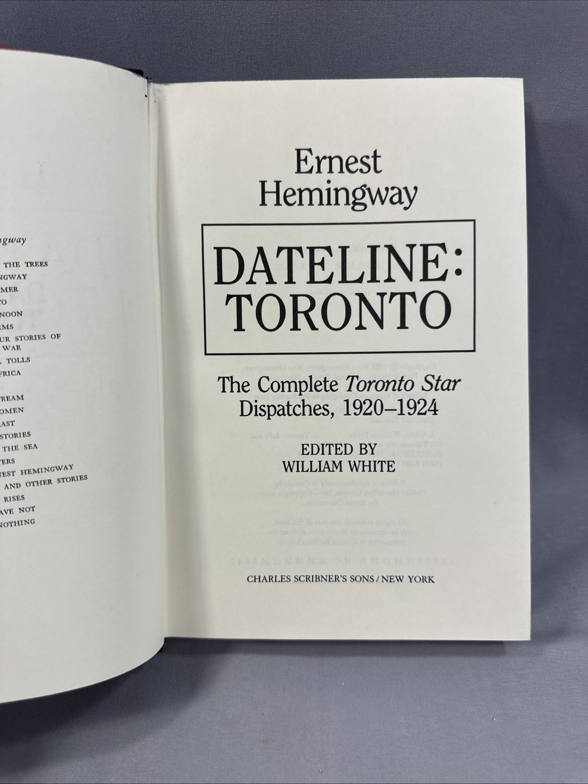 Lot of 5 Ernest Hemingway Related Mixed Titles Vintage Books HC/DJ