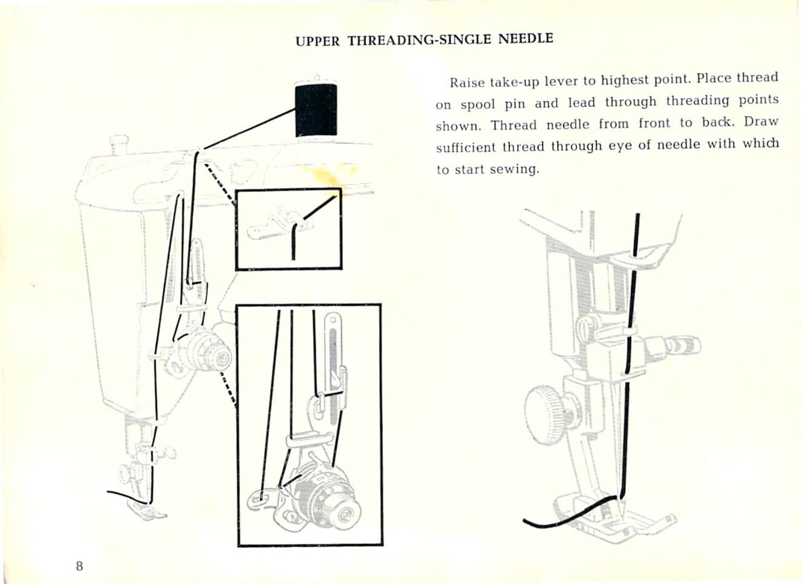 SINGER 431 Convertible Slant-O-Matic Instruction Manual – WIRE BOUND – COVERS