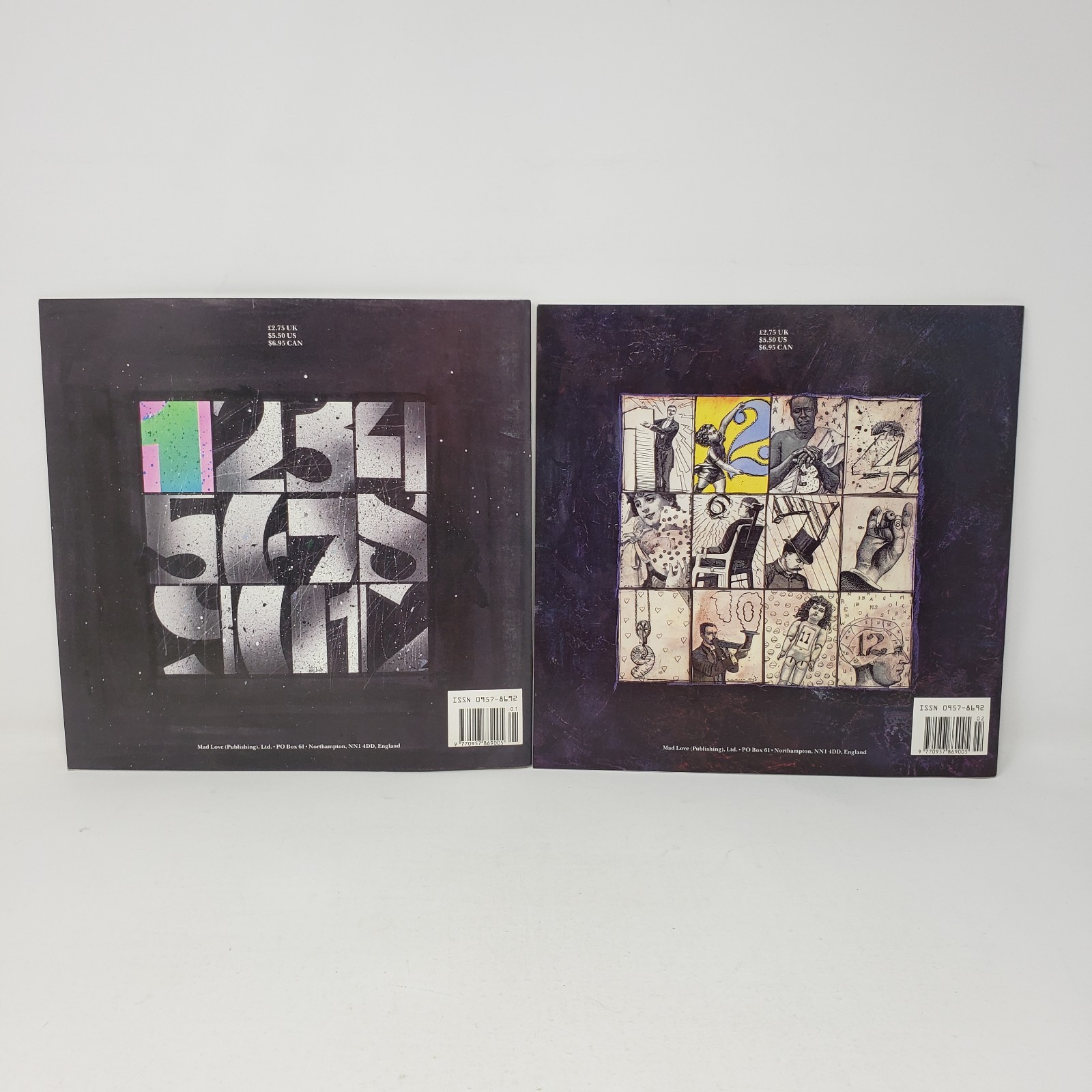Big Numbers 1-2 by Alan Moore & Bill Sienkiewicz (1st Editions, PB, 1990)