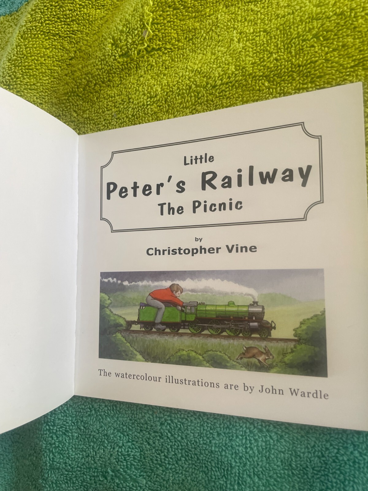 CHRISTOPHER VINE. LITTLE PETER’S RAILWAY THE PICNIC. 15 BY 14CM. 9781908897022