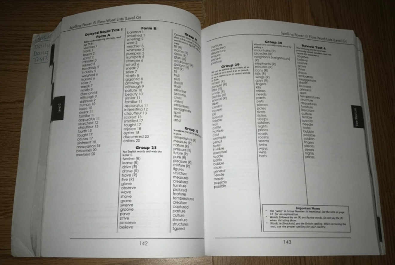 ADAMS GORDON’S SPELLING POWER FIFTH 5th EDITION BOOK CASTLEMOYLE TEXTBOOK