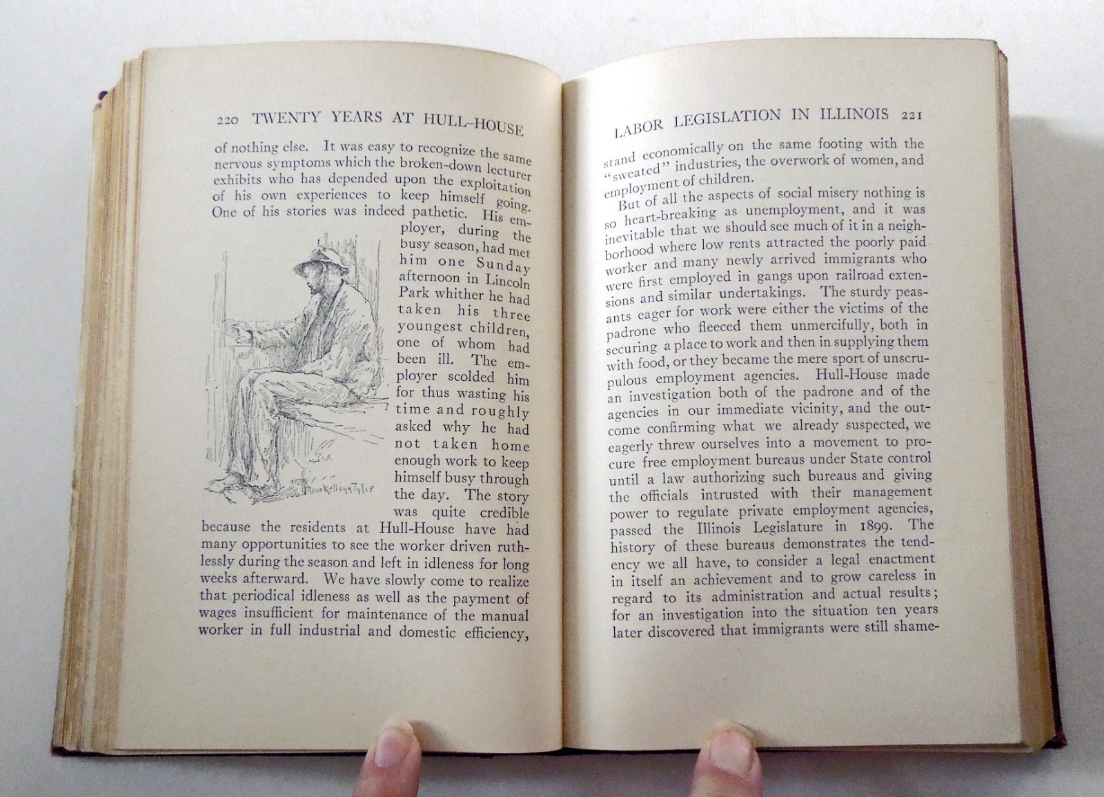 Twenty Years at Hull-House – Jane Addams, 1911 hc, The Macmillan Company