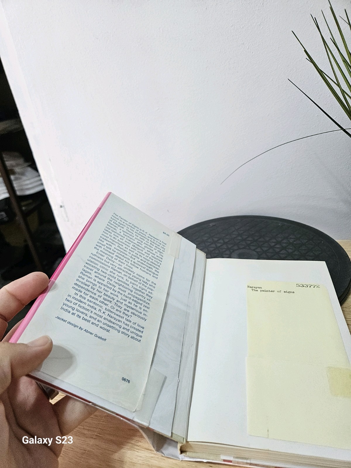 THE PAINTER OF SIGNS By R. K. Narayan 1976 Hardcover Dust Jacket