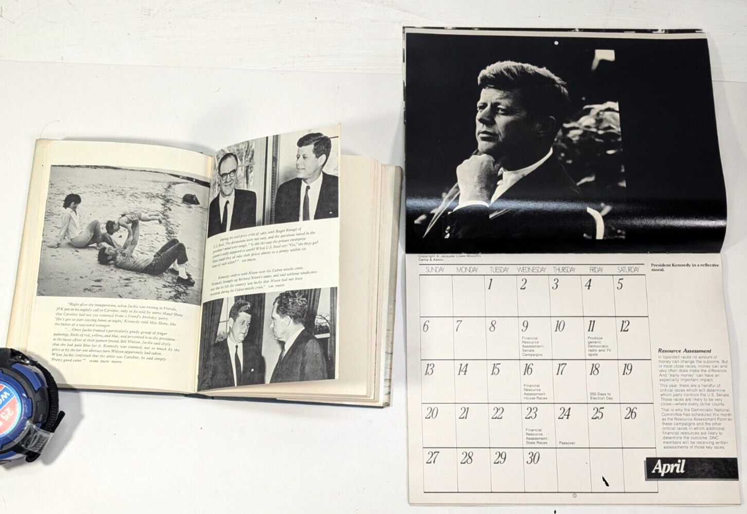 JFK – Lot of 7 books: John F. Kennedy & the Kennedy family: Jackie, Ted, Rose