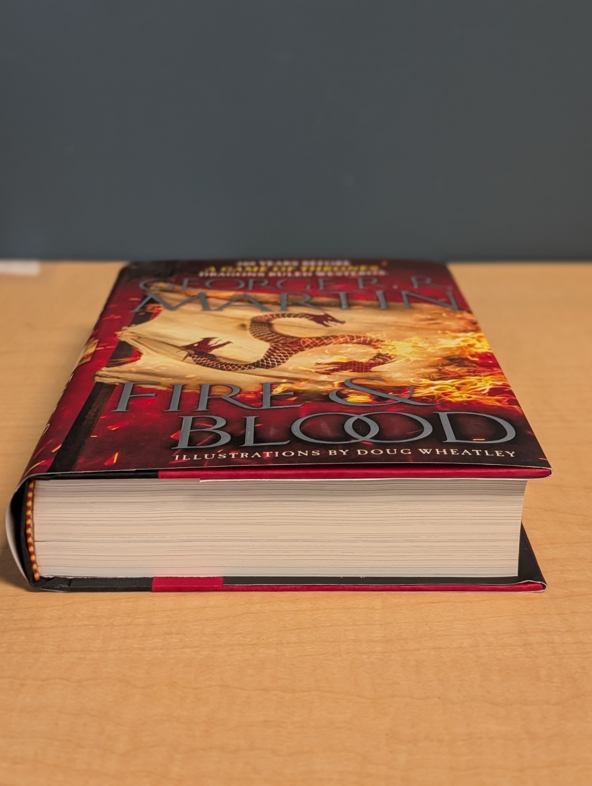 🐉George RR Martin FIRE & BLOOD Signed Bantam Hardcover 300 Years Before GoT