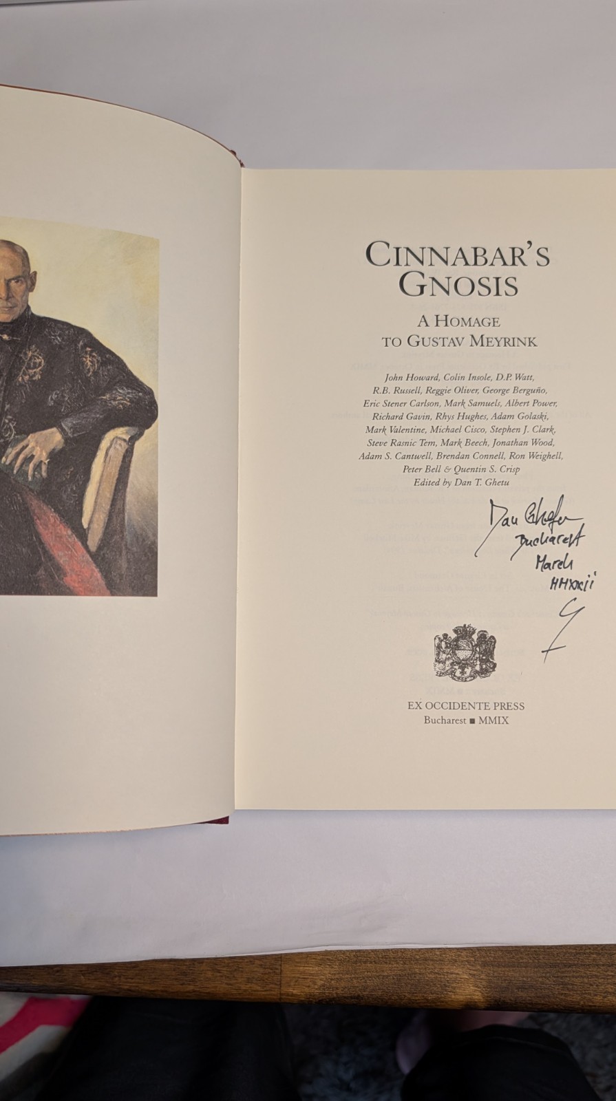 Cinnabar’s Gnosis Ex Occidente/Mount Abraxas Press Limited 2009 Colin Insole