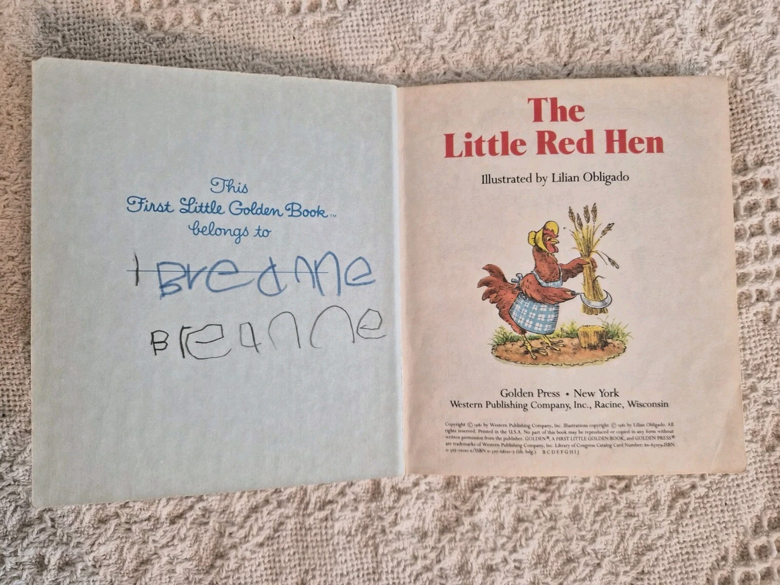 Lot of 3 Farm Themed Vintage Hardcover Little Golden Books