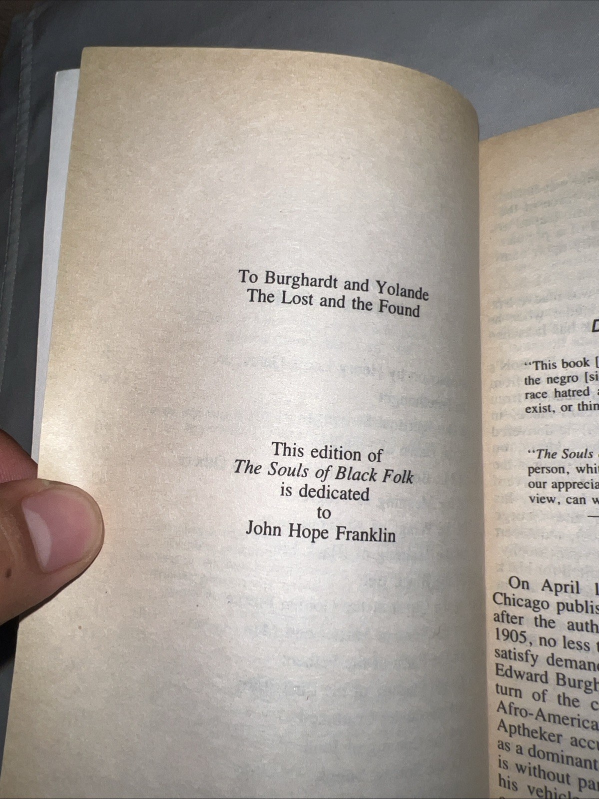 Vintage The Souls of Black Folk by W. E. B. Du Bois Trade Paperback VERY GOOD