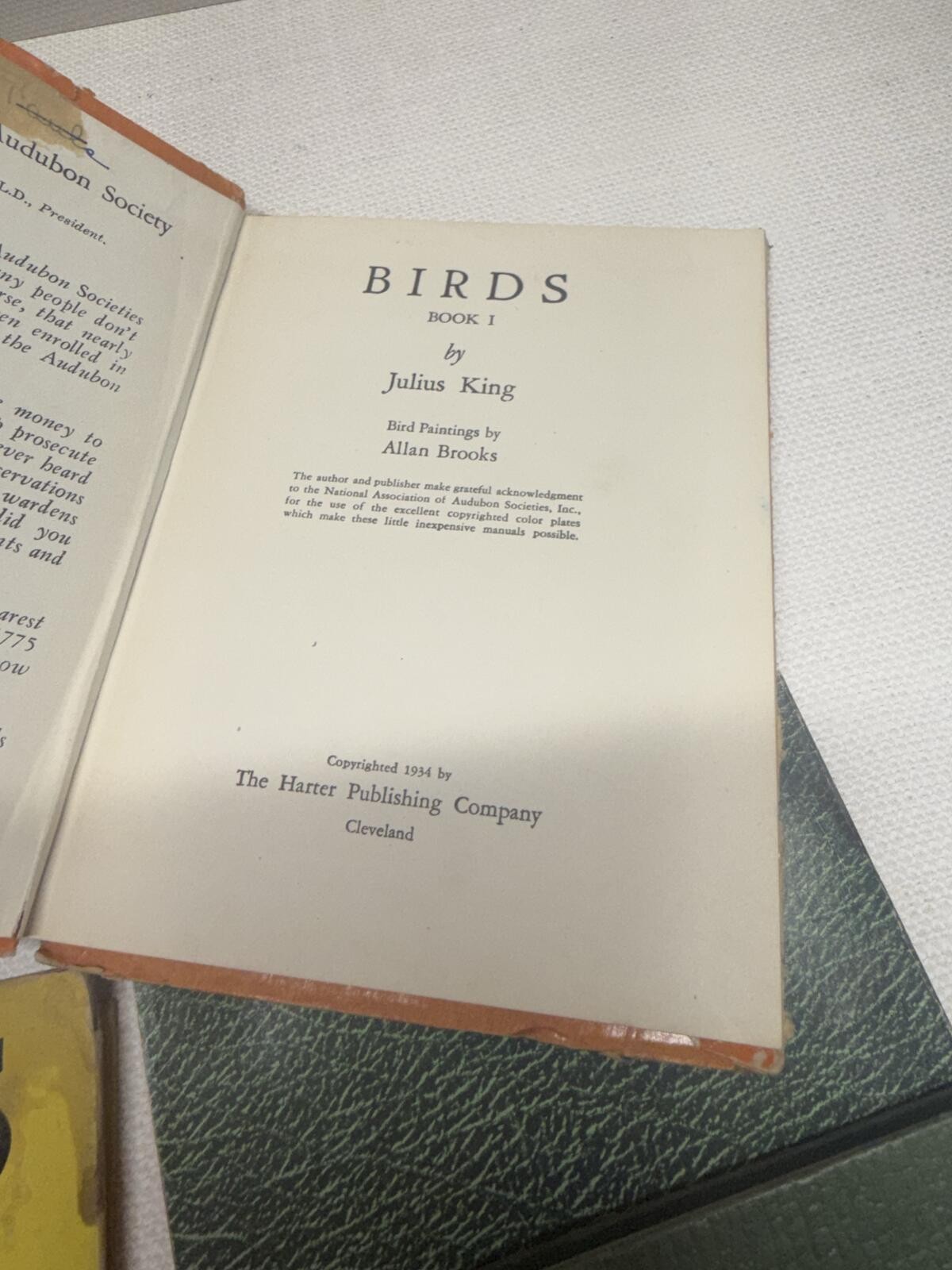 Vintage 1930s Lot Of Bird Identification Bird Watching Books