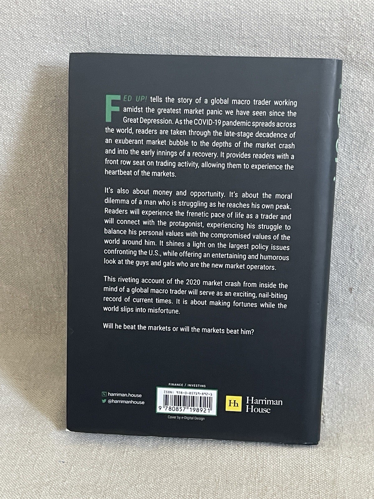Fed Up! Success, Excess & Crisis Colin Lancaster, Hardcover, Harriman House