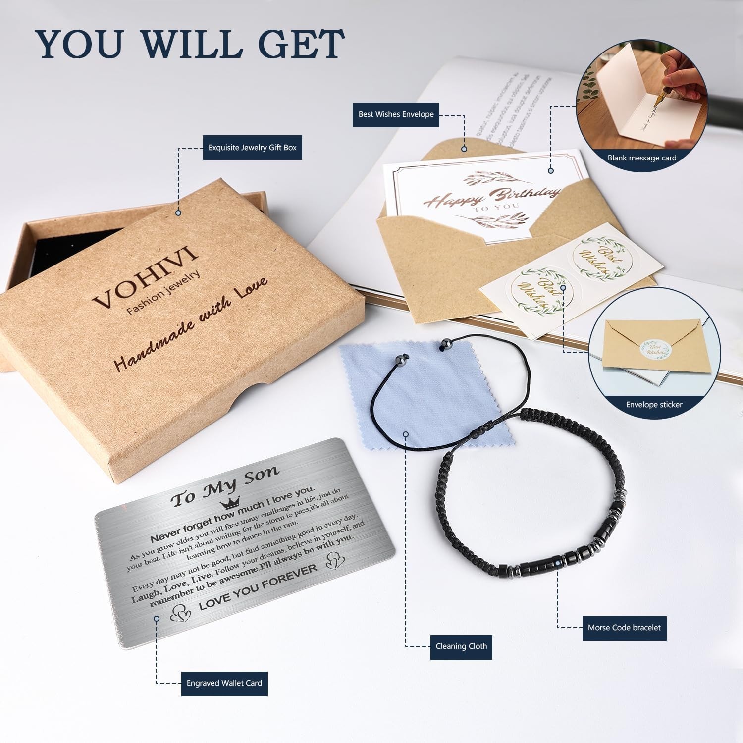 Stylish Handcrafted ‚I LOVE YOU‘ Bracelet for Teens – Perfect Keepsake Gift