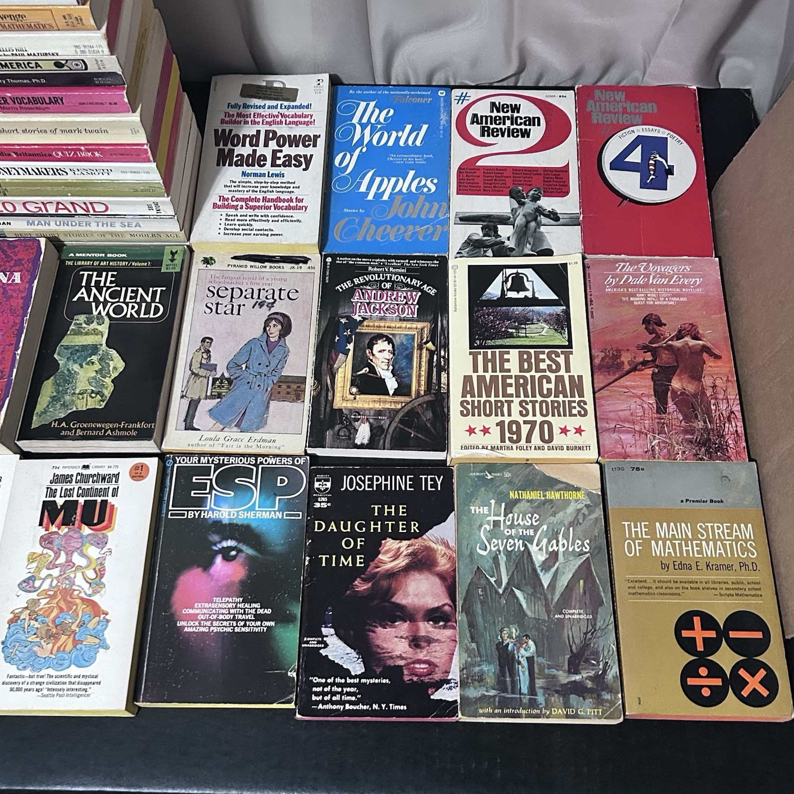 HUGE Book Lot of 51 Vintage Mixed Paperback Books