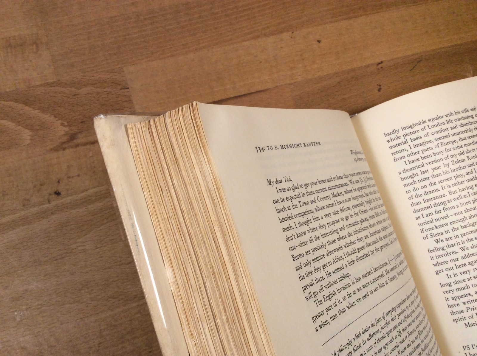Letters of Aldous Huxley, Grover Smith, Hardcover 1st Edition