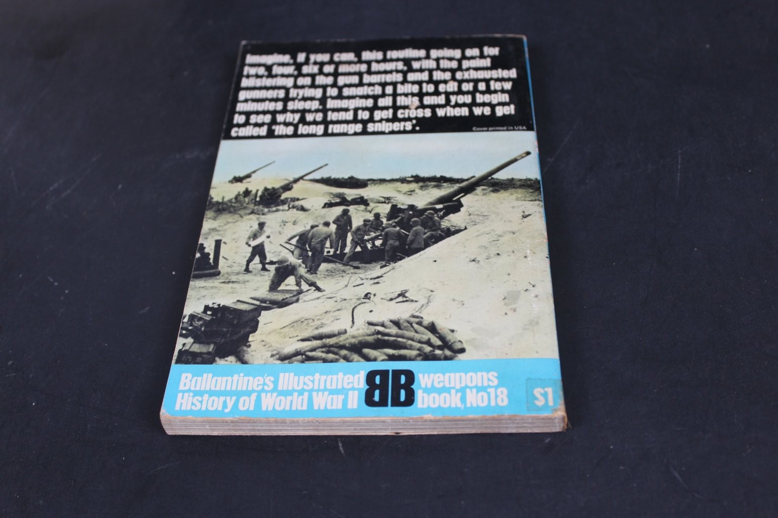 Barrage The Guns in Action Ian V. Hogg 1970 First Printing WWII Ballantine PB