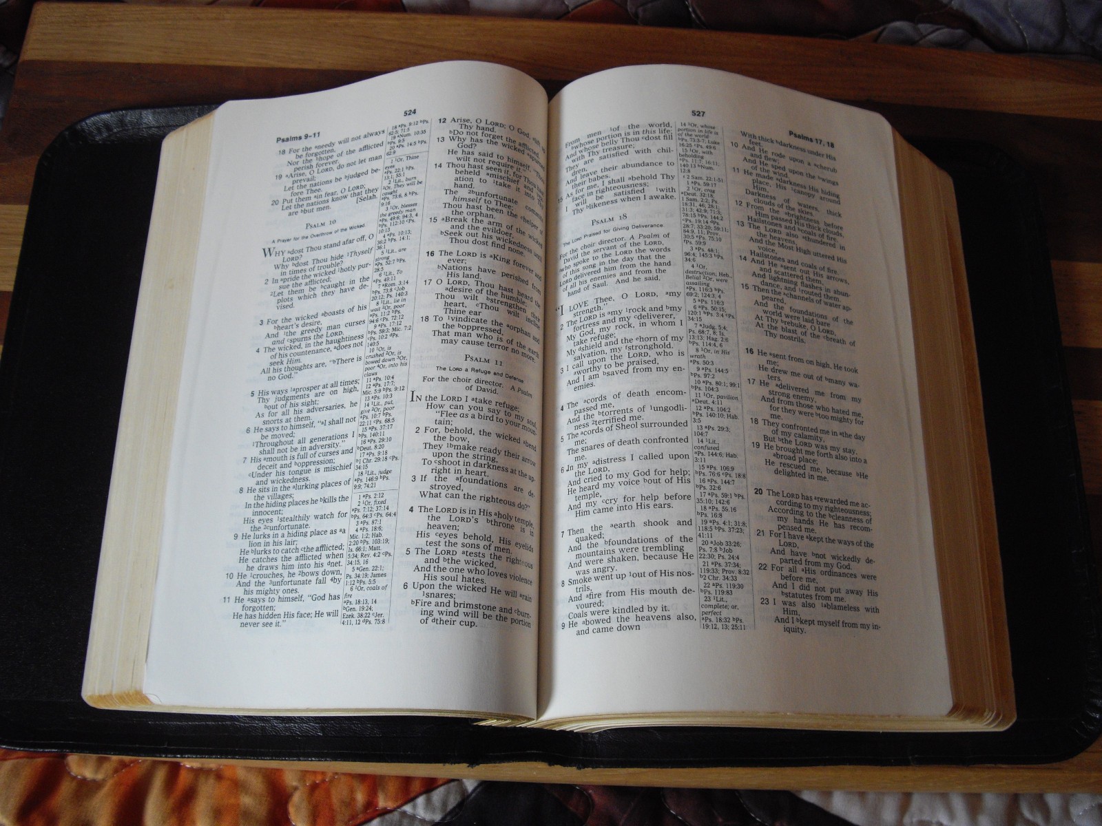 Rare 1975 Black Genuine Leather Loose Leaf New American Standard Bible NAS NASB