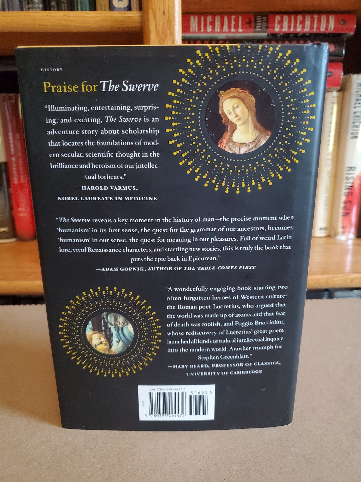The Swerve – 1st Edition/1st Printing – Stephen Greenblatt – 2011, HCDJ