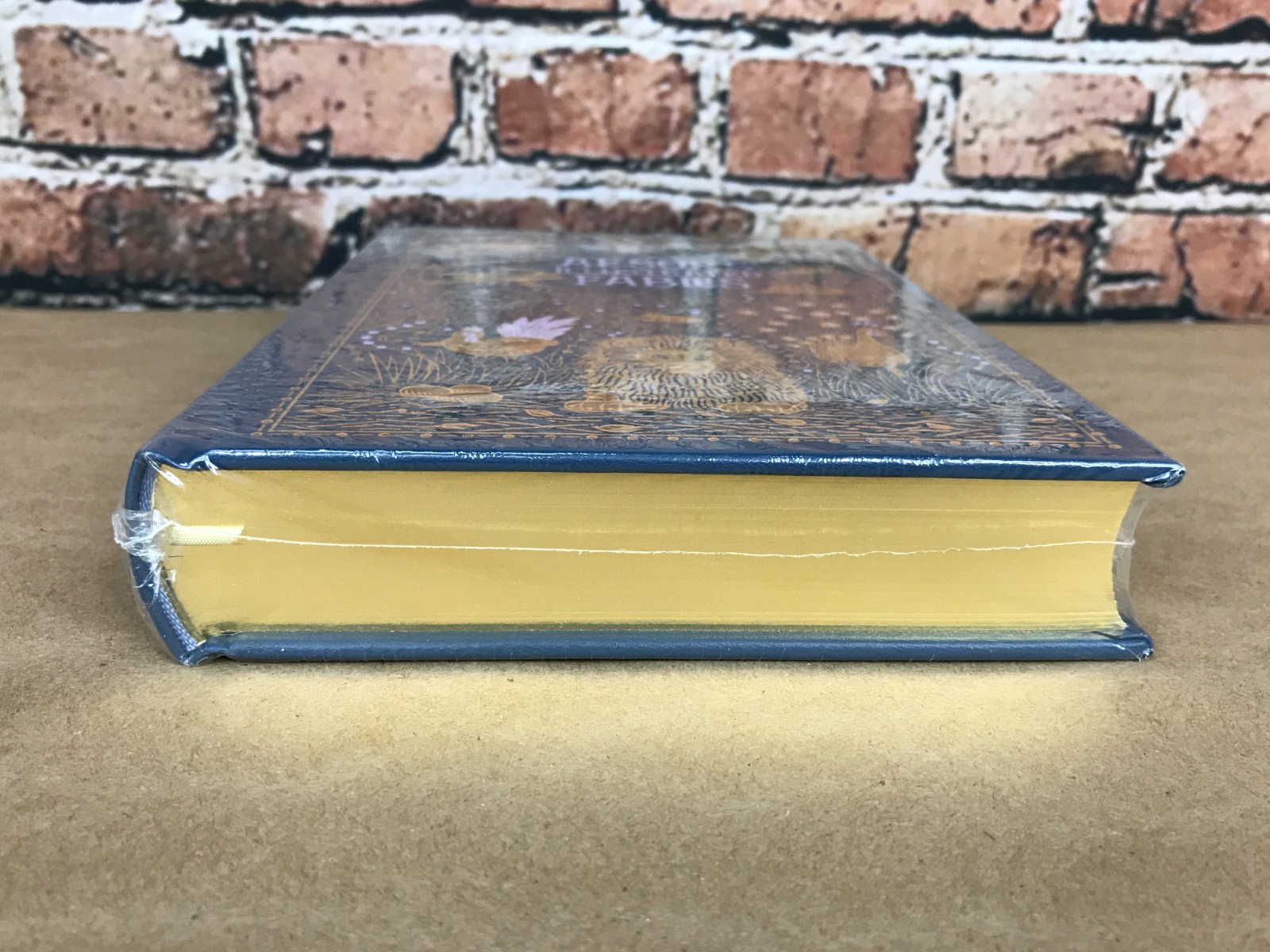 AESOP’S ILLUSTRATED FABLES by Aesop Leather Bound Collectible NEW