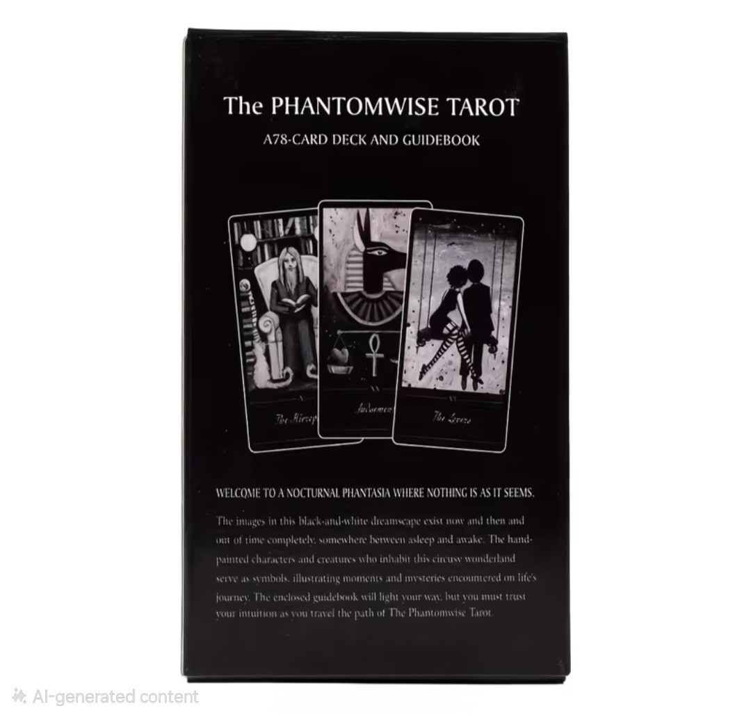 Brand New The Phantomwise Tarot A 78-Card Deck OnlineGuide Book Erin Morgenstern