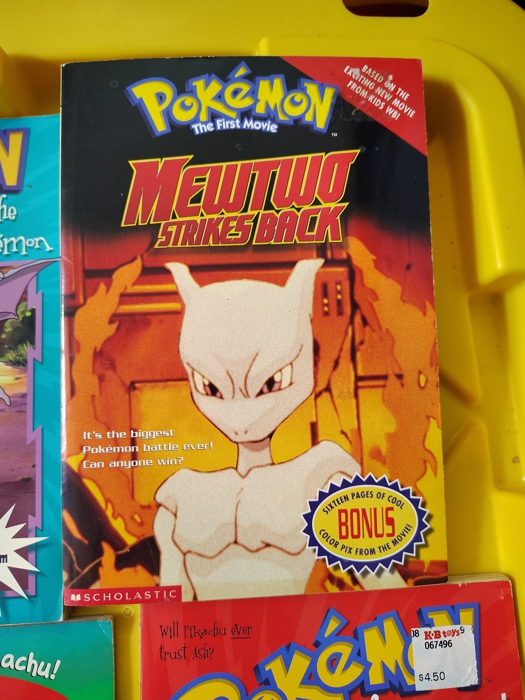 Pokemon Lot Of 6 Children’s Chapter Books Vintage 2 VHS Pokemon VHS