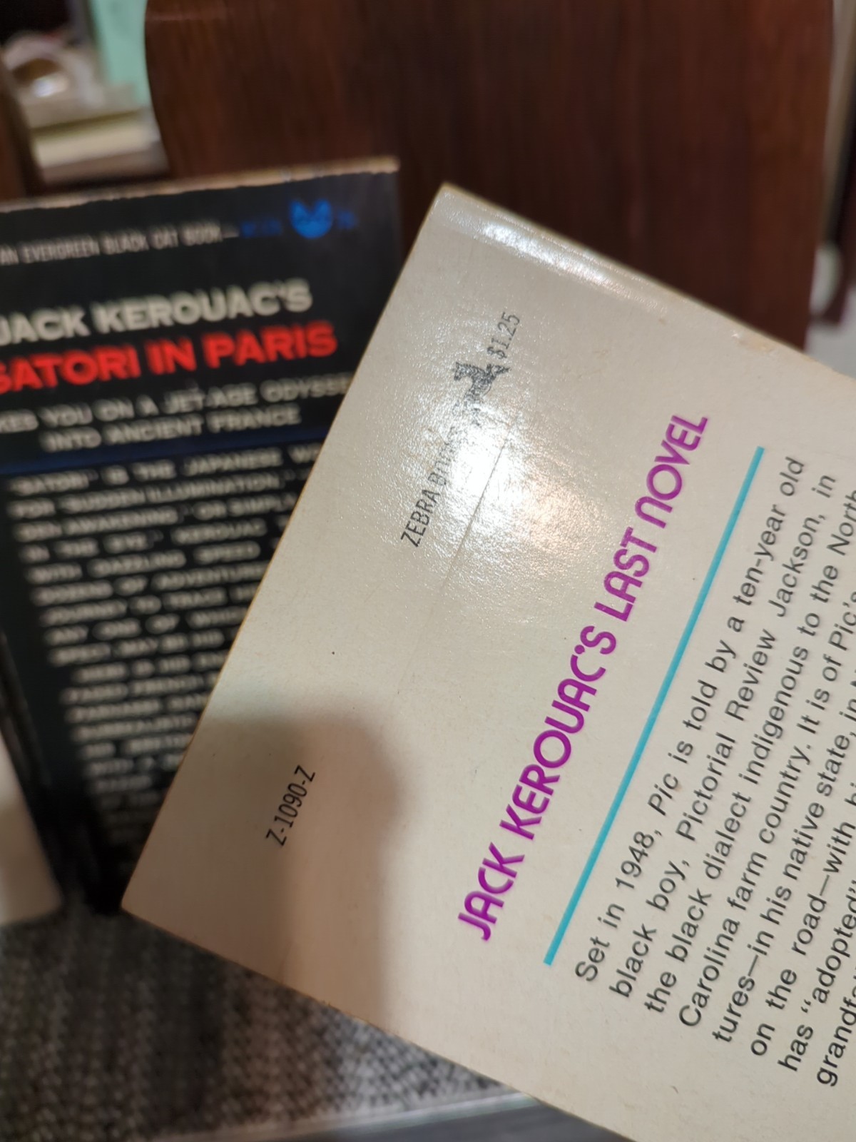 Jack Kerouac 1st Edition Paperback Lot Satori In Paris Desolation Angels & PIC