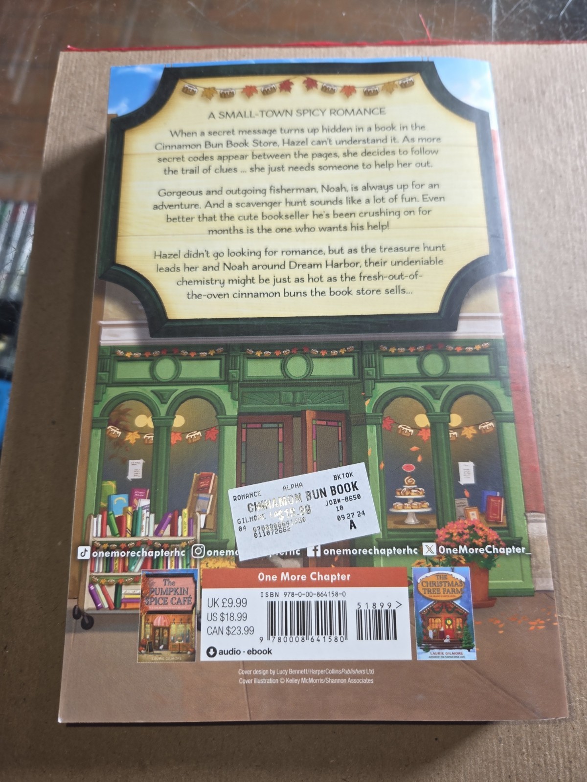The Cinnamon Bun Book Store by Laurie Gilmore (Trade Paperback) A6