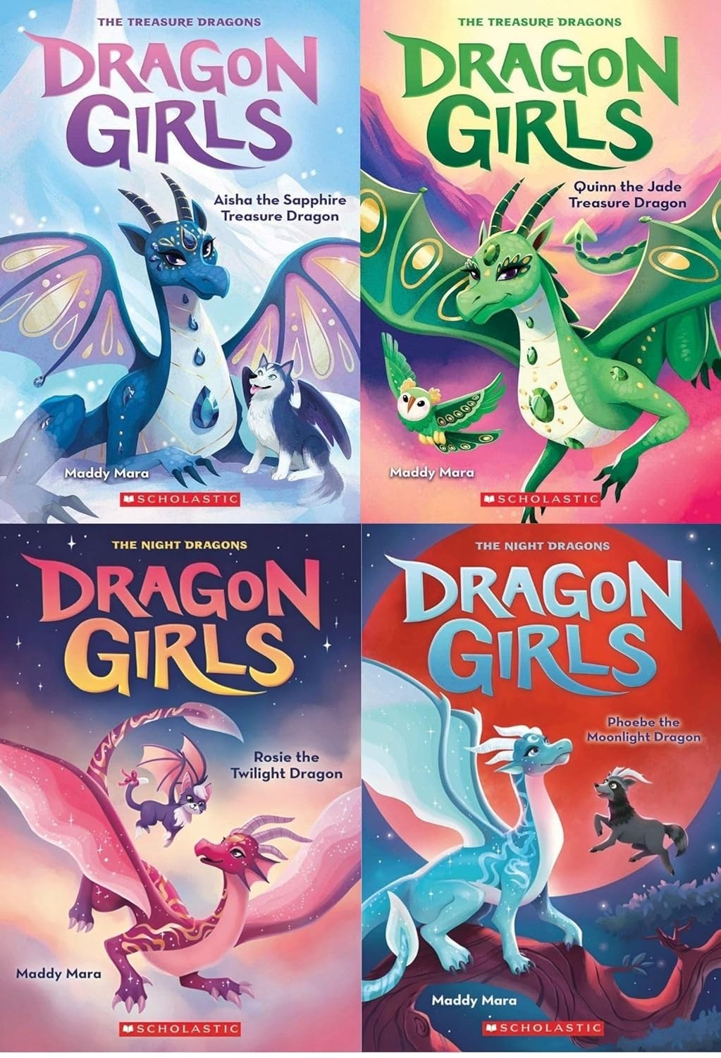 Dragon Girls Complete Series Collection Books 1-18 by Maddy Mara Books Set