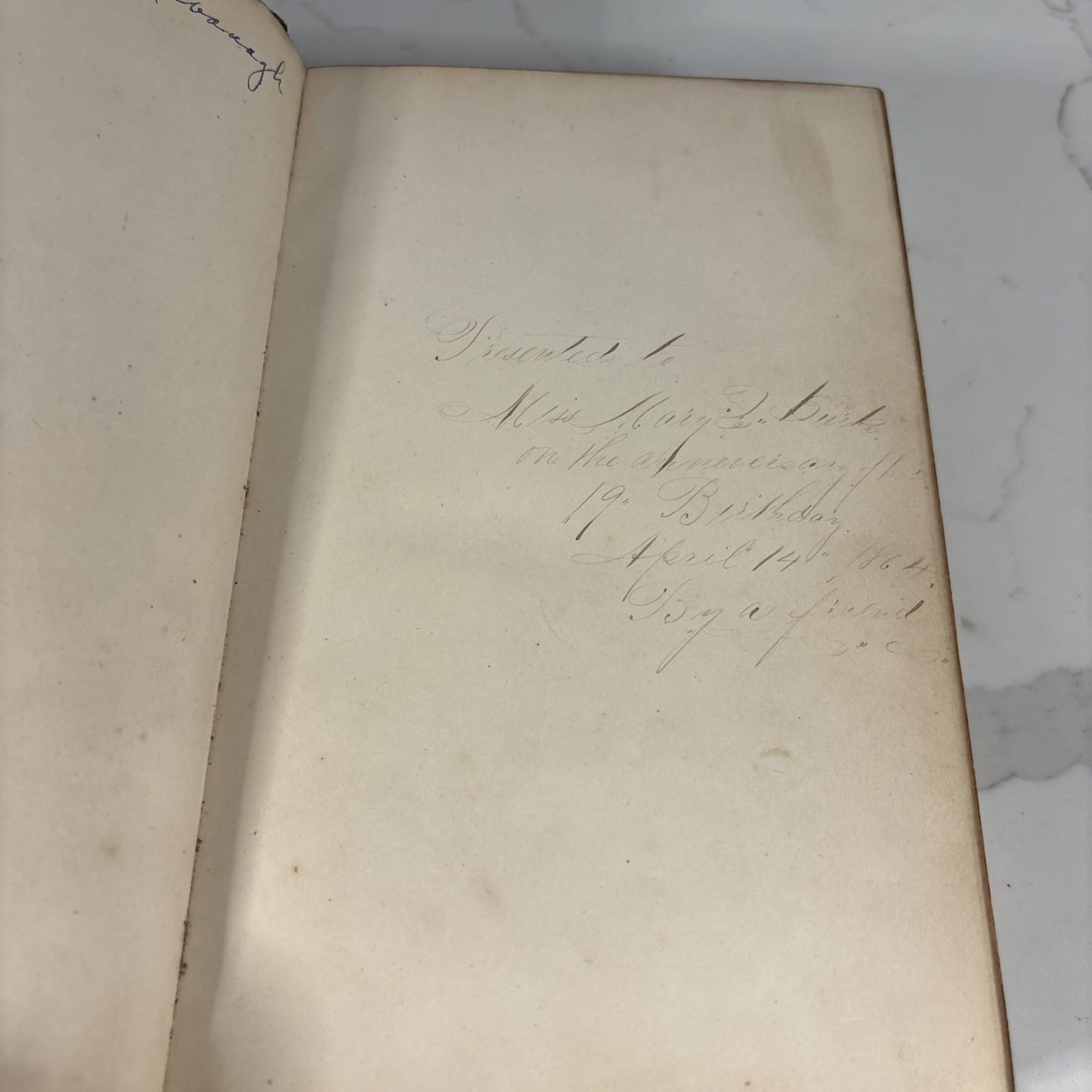 The Poetical works of Alexander Pope 1857 – D Appleton & Co Leather Book