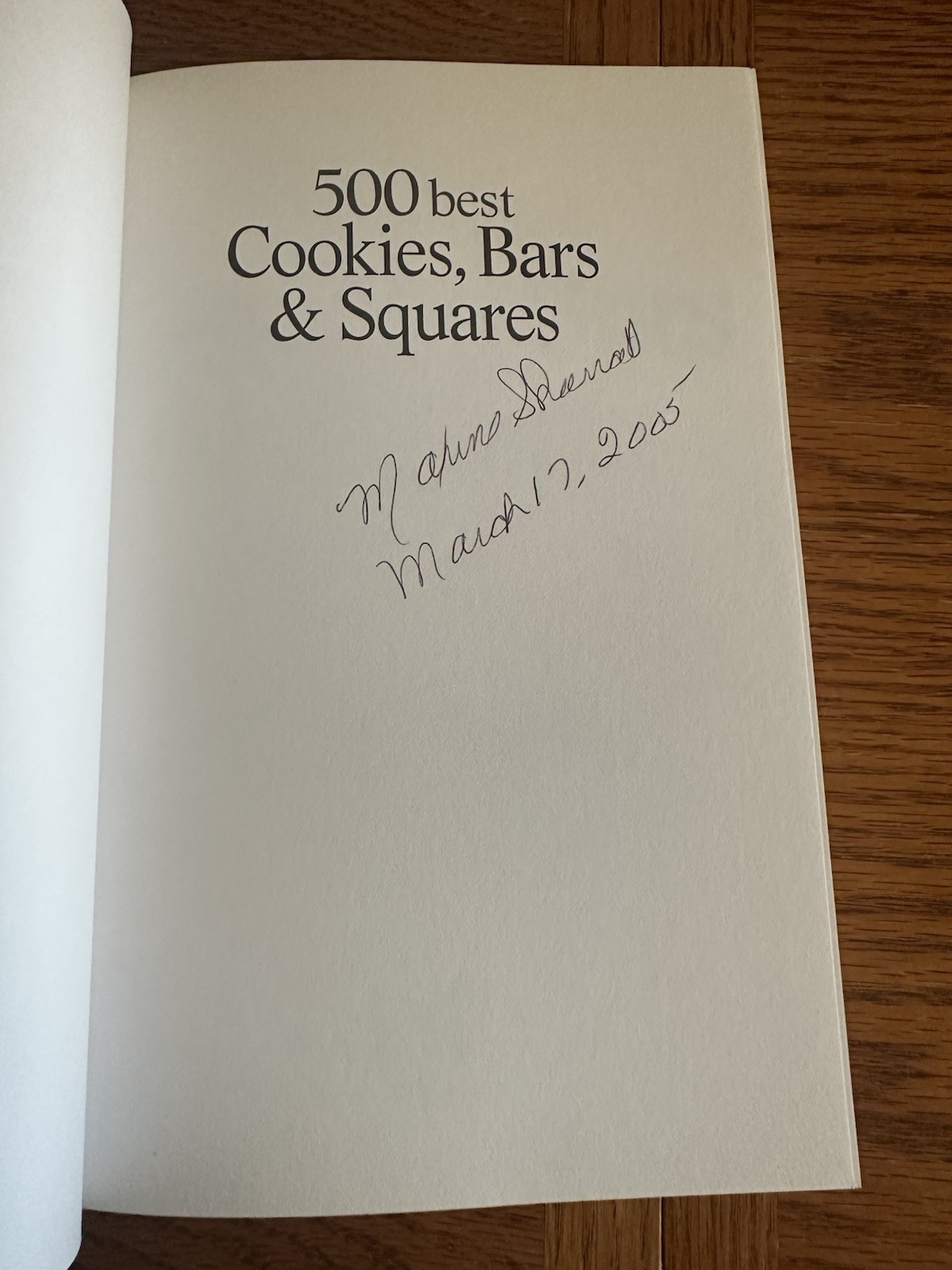 Vintage 2004 Cookies Bars Squares Cookbook Recipes Cook Book 381 Pages