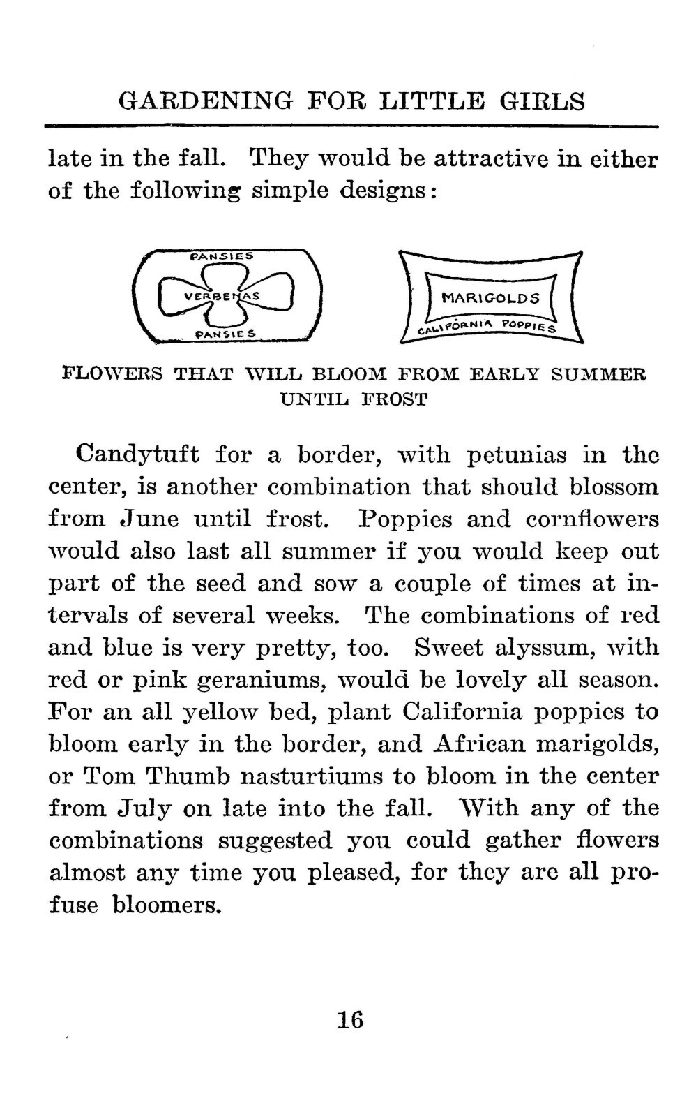 Gardening For Little Girls 1917 (154 Pages)