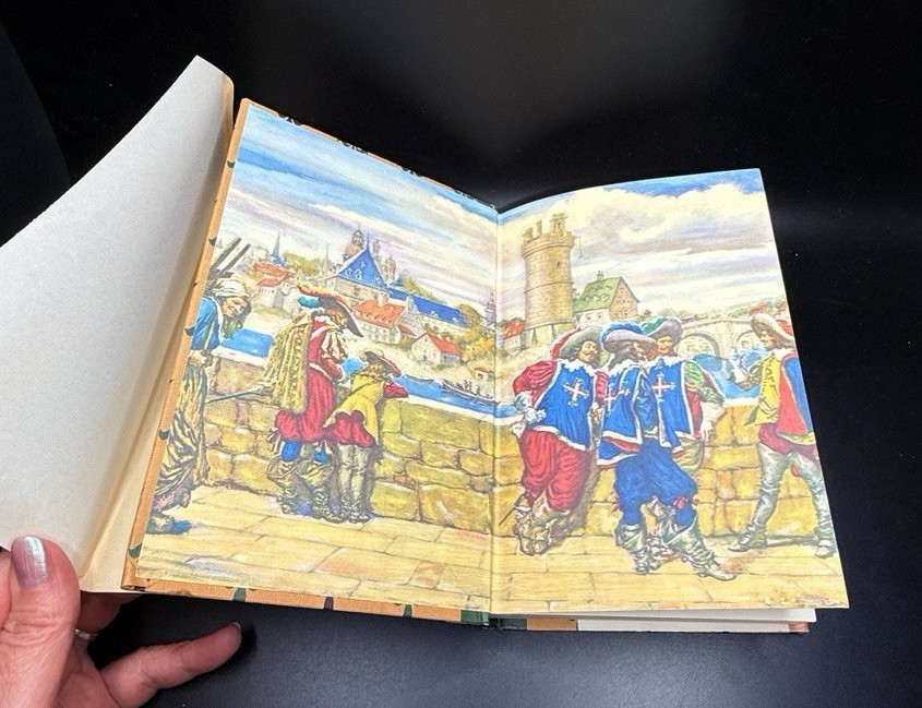 VTG The Three Musketeers BY Alexandre Dumas 1975 Illustrated Junior Library HB