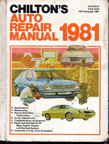 Chiltons Auto Repair Manual 1 – VERY GOOD