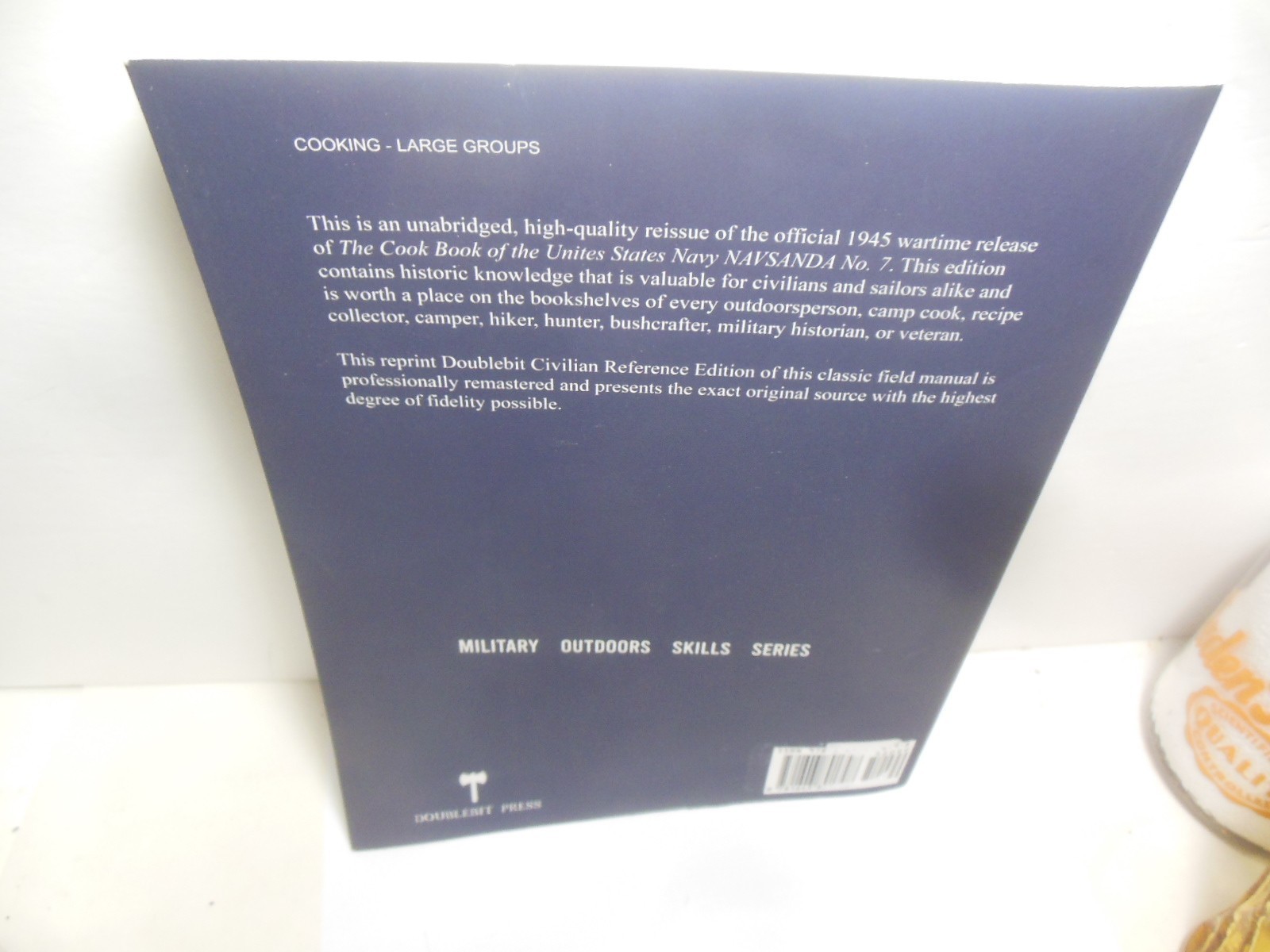 THE COOK BOOK OF THE UNITED STATES NAVY – NAVSANDA By U S Department Of The Navy