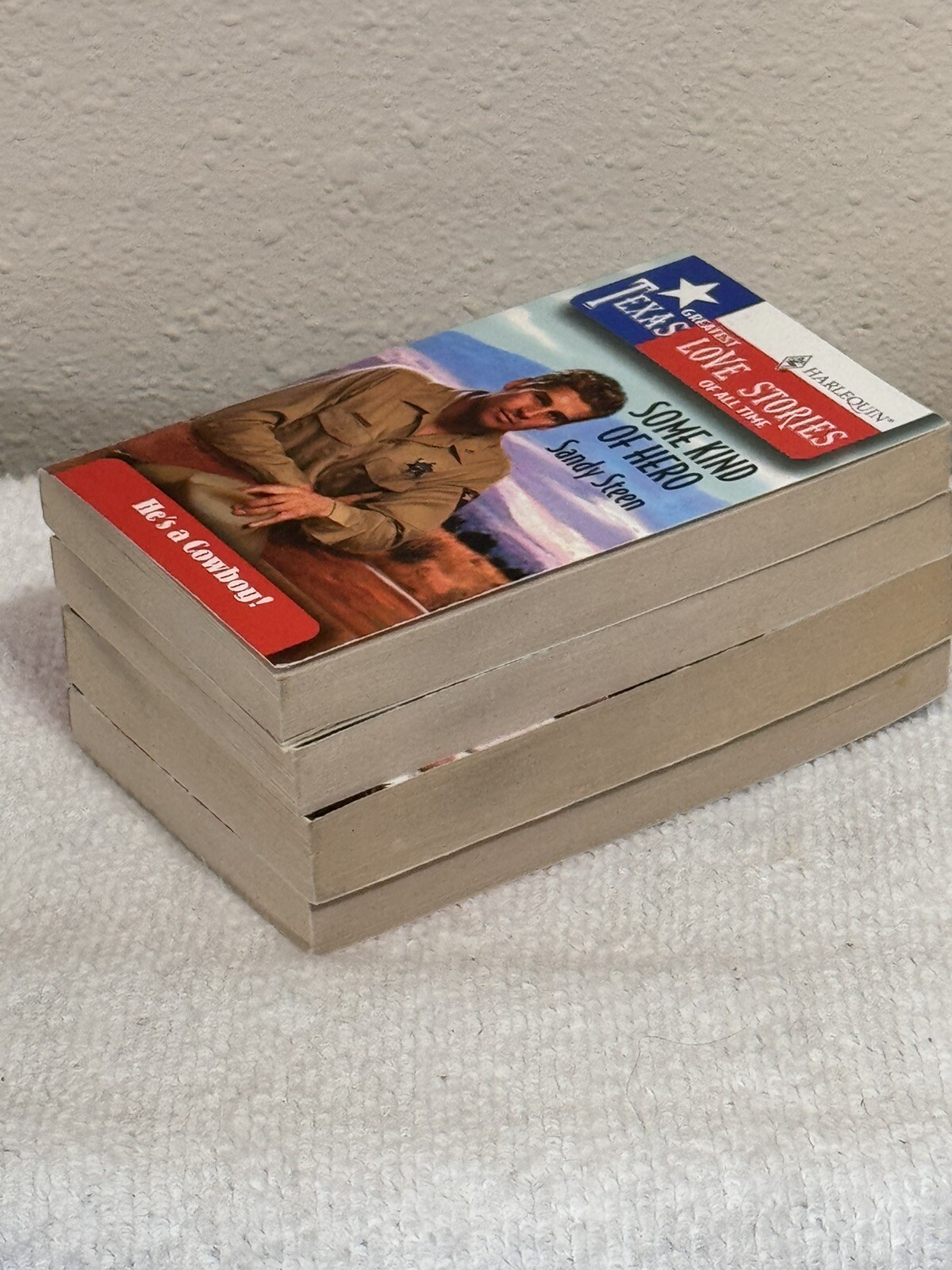 Silhouette Greatest Texas Love Stories Series Lot 4 Paperback Books