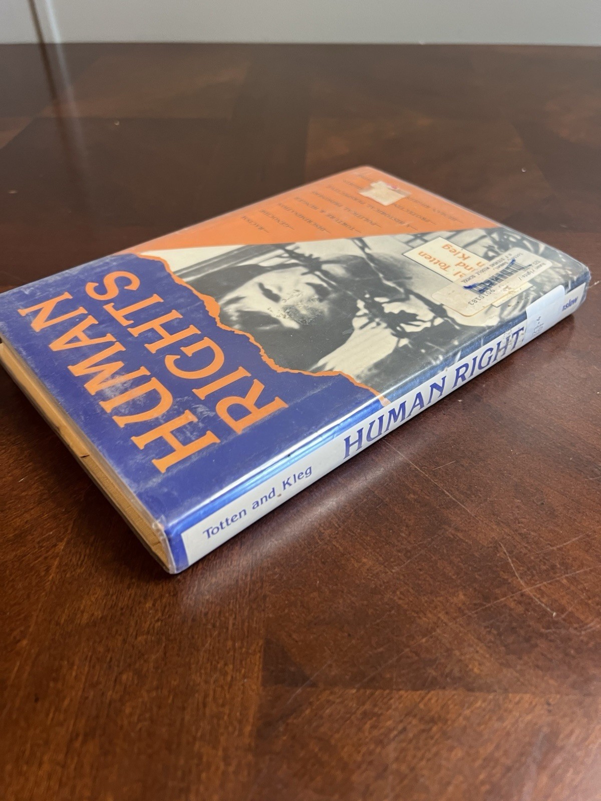 Human Rights Hardcover Book 1989 Samuel Totten & Milton Kleg Enslow Publishers