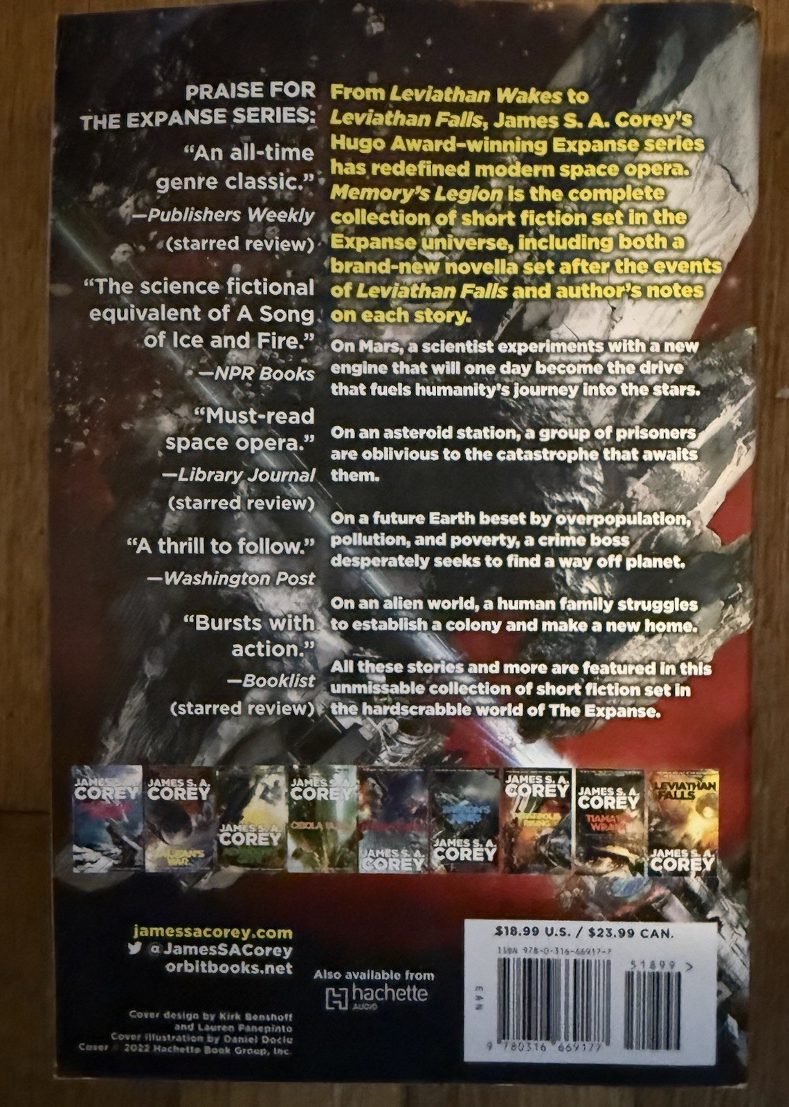 Memory’s Legion: The Complete Expanse Story Collection By James S. A. Corey