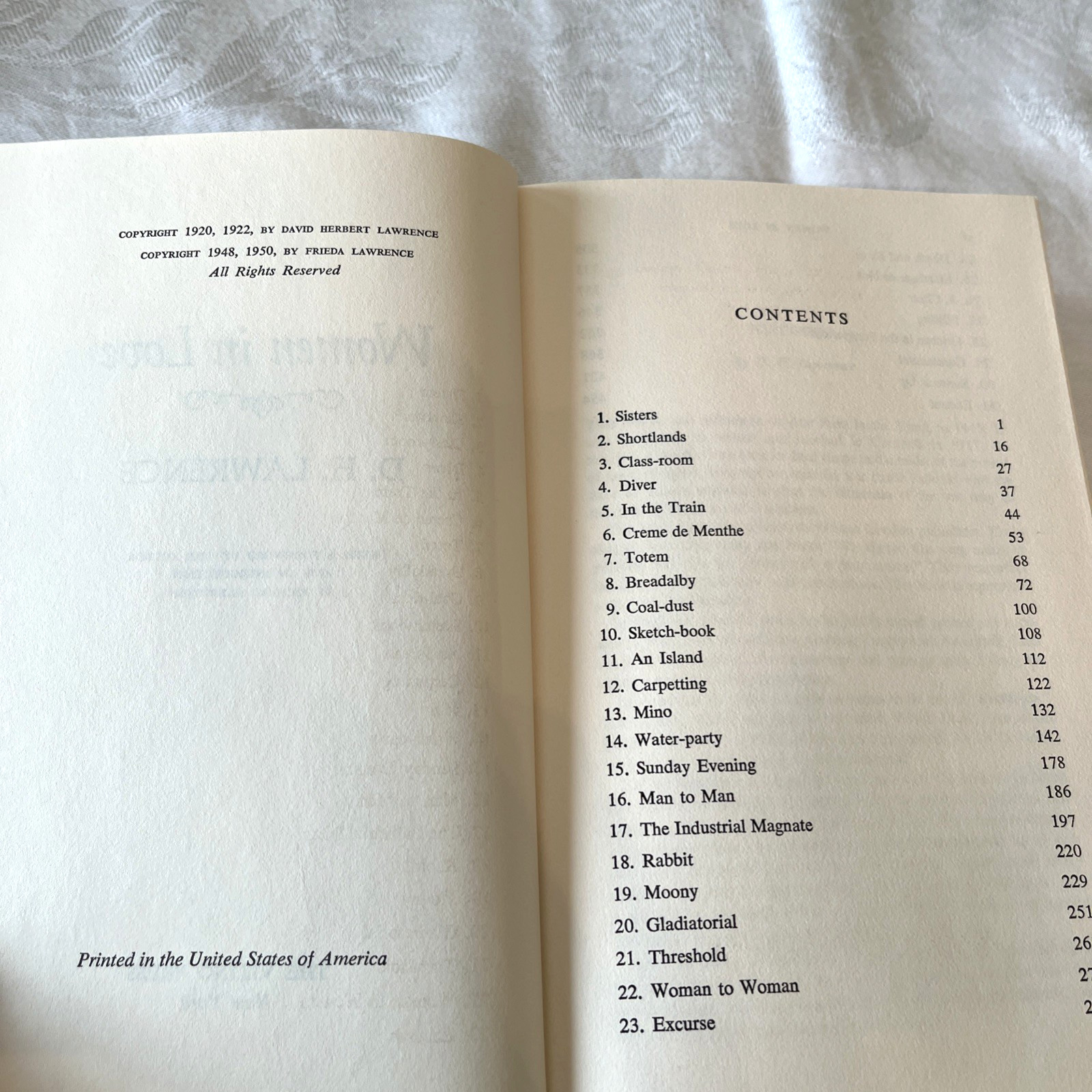Lady Chatterley’s Lover And Women in Love by D.H. Lawrence – 1928 By Orioli