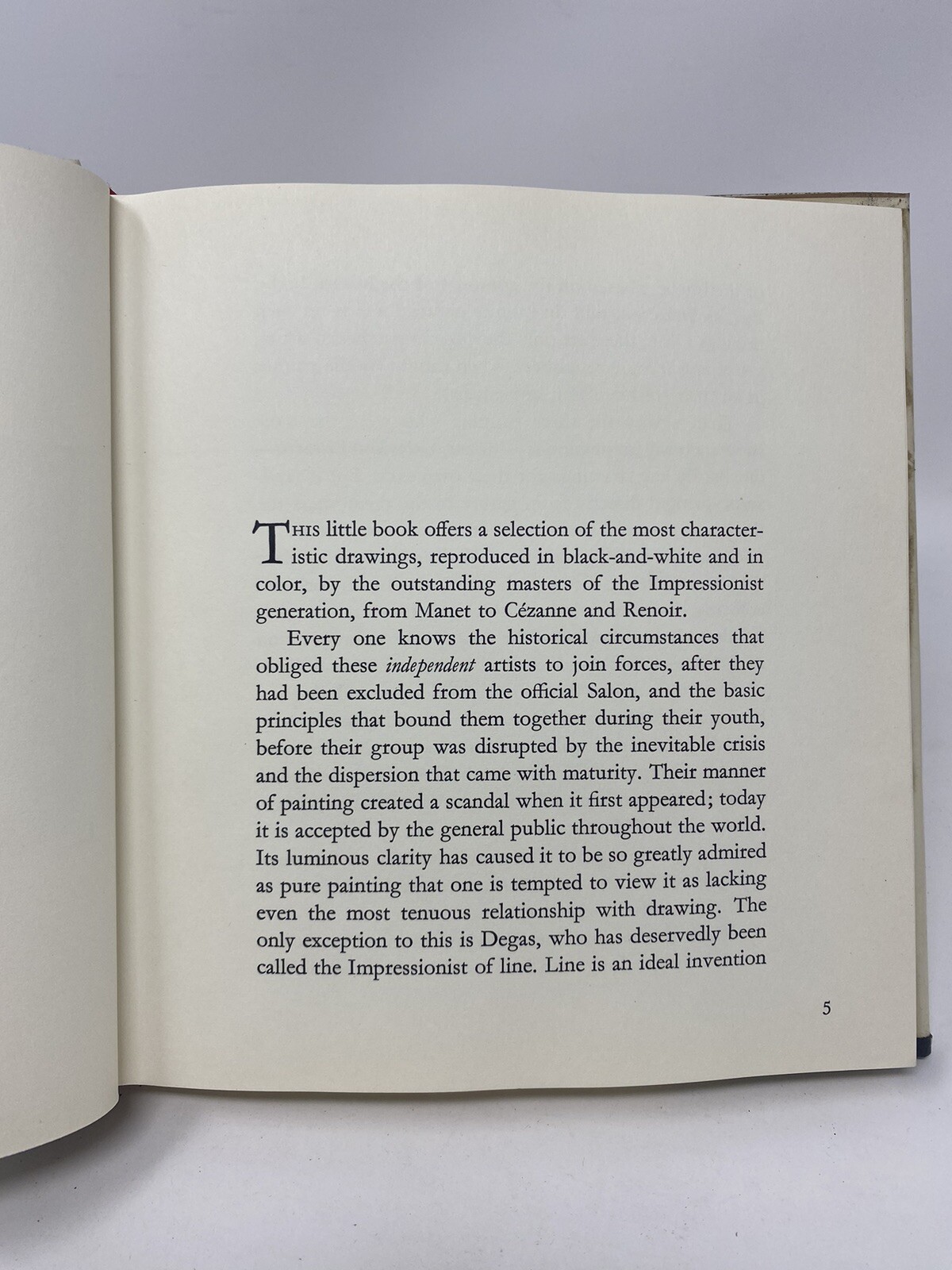 Impressionist Drawings From Manet To Renoir by Jean Leymarie 1969