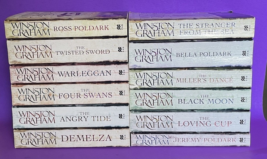 Poldark Series Books 1-12 By Winston Graham Complete Collection Box Set Lot