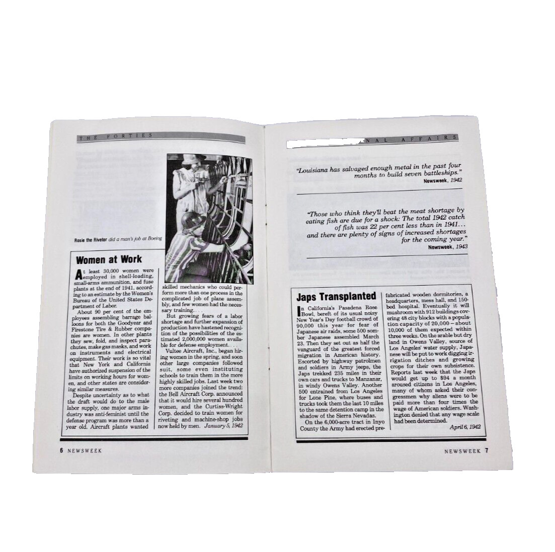 Newsweek Decade Booklets 1940’s 1950’s 1960’s 1970’s Paperback Vintage Books-A3