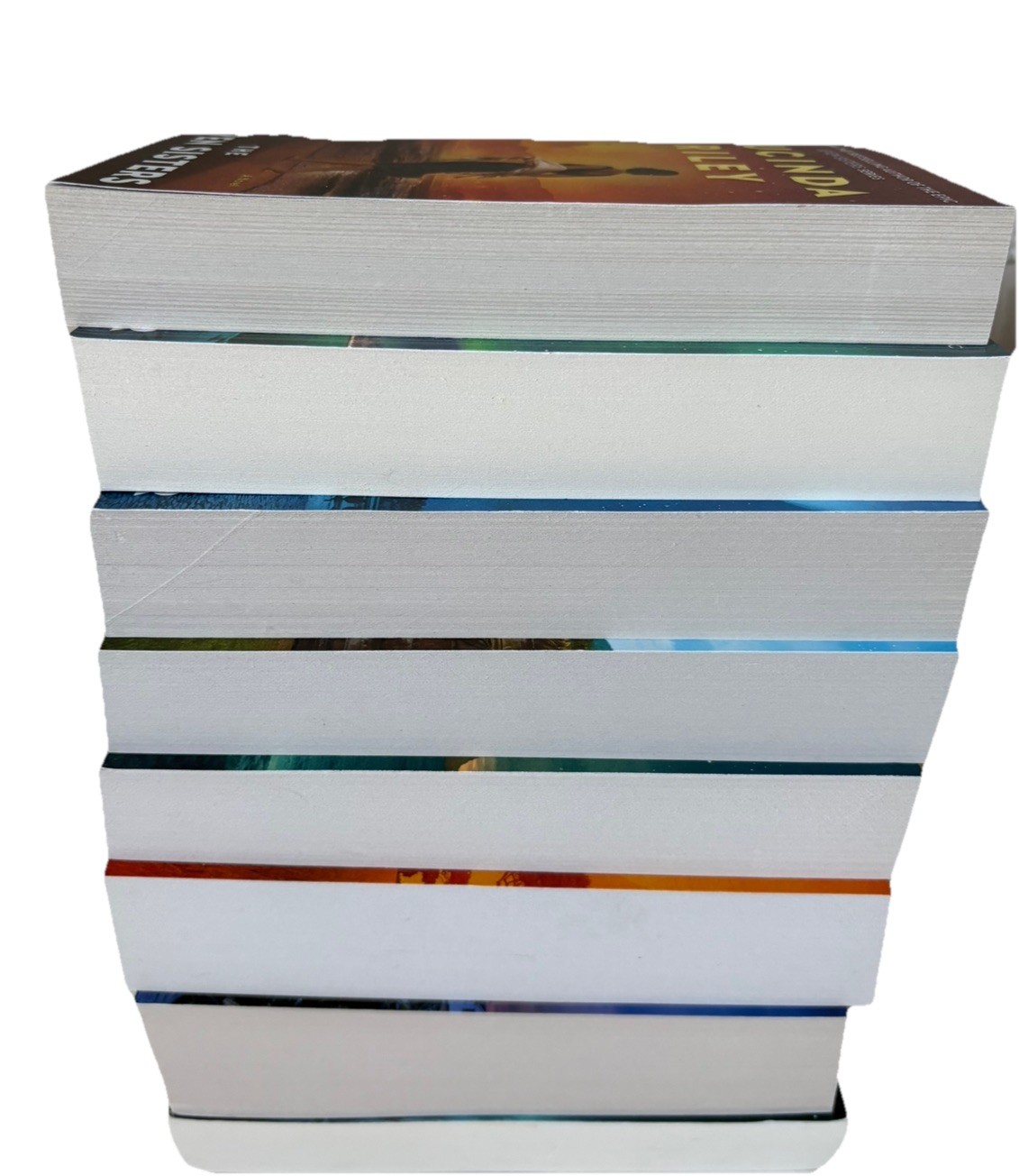 Eight (8) LUCINDA RILEY trade paperbacks in The Seven Sisters Series