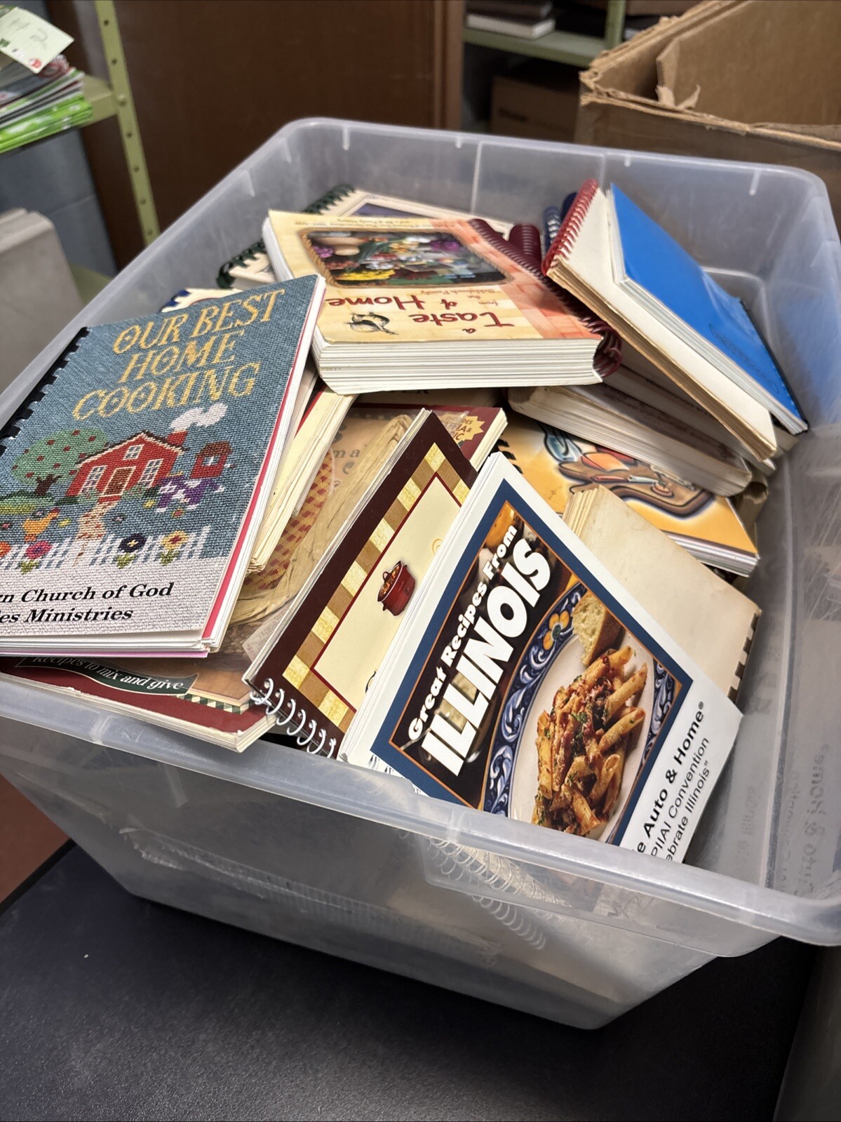 Vintage Church/other Spiral Bound Local Recipe Cookbooks – Random Lot of 10