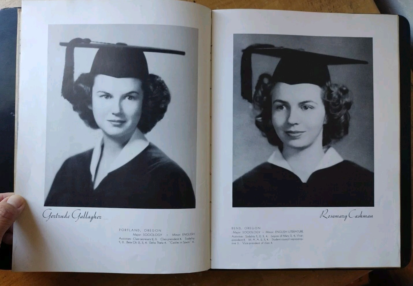 3 Yearbooks – 1939 1940 1941 MARYLHURST COLLEGE (Marylhurst, OR) VG