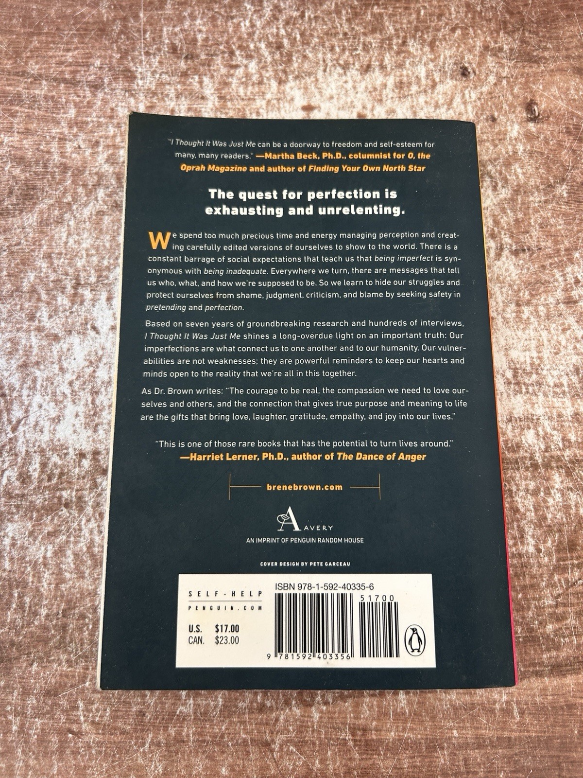 I Thought It Was Just Me But It Isn’t Brene Brown Paperback