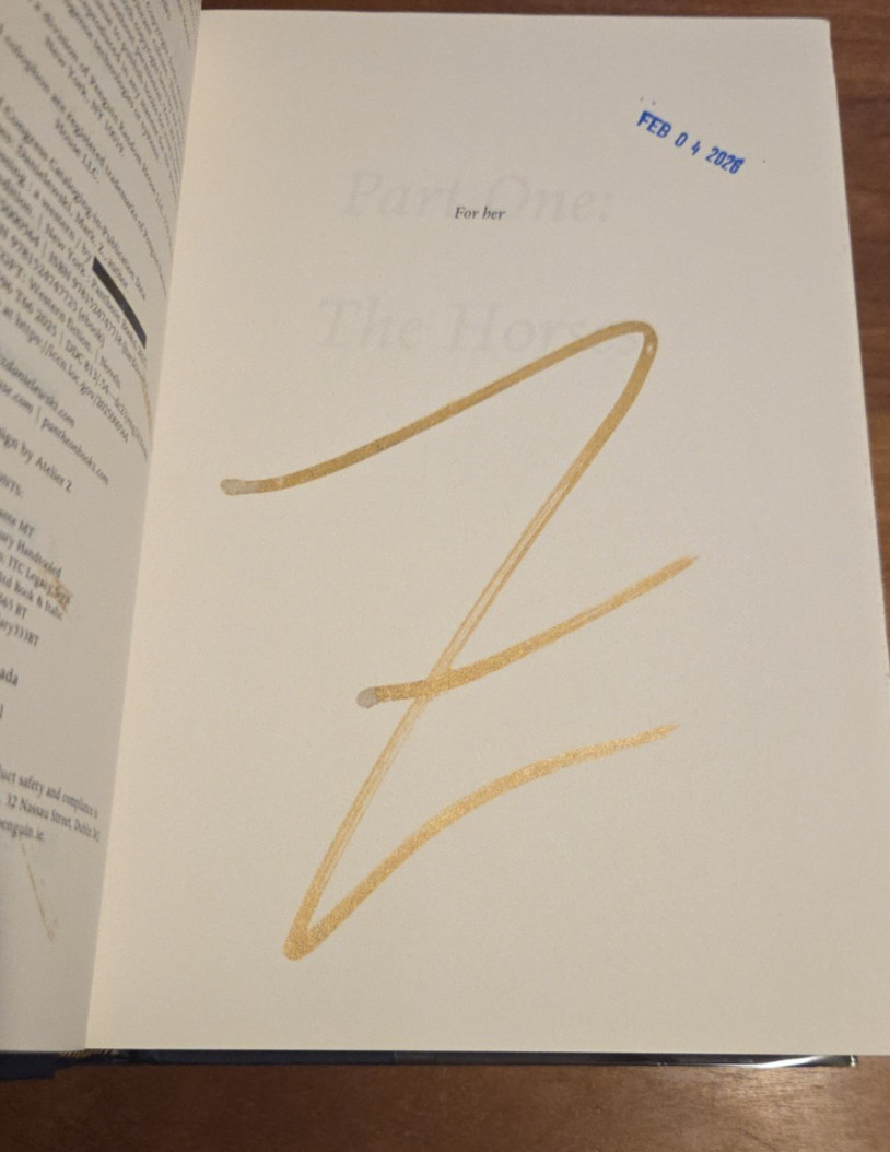 2X SIGNED/DATED Tom’s Crossing by Mark Z. Danielewski 1st/1st HC