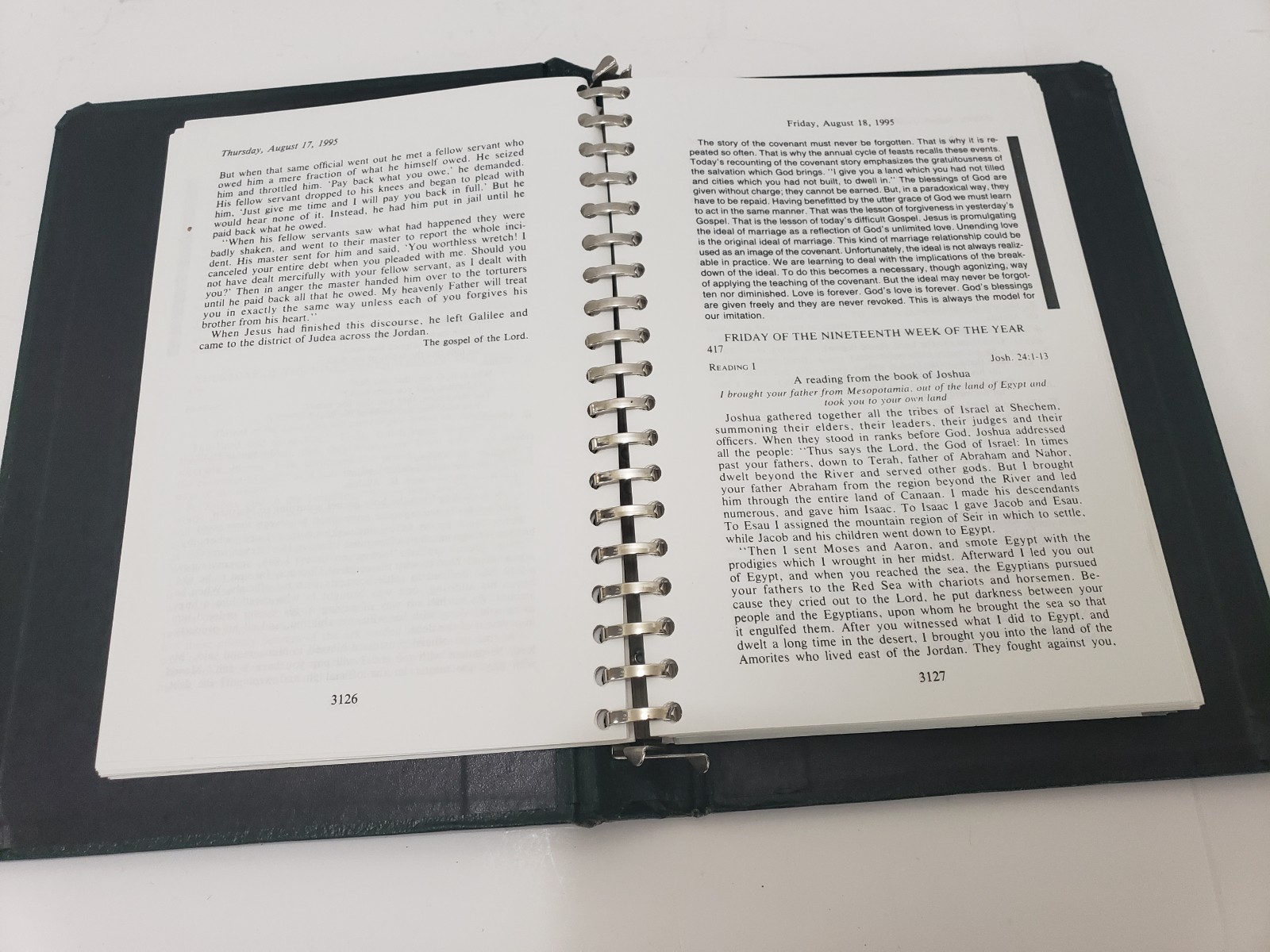 Lectionary for Mass – Loose Leaf – 1996 – Liturgical Press Marriage & The Sick