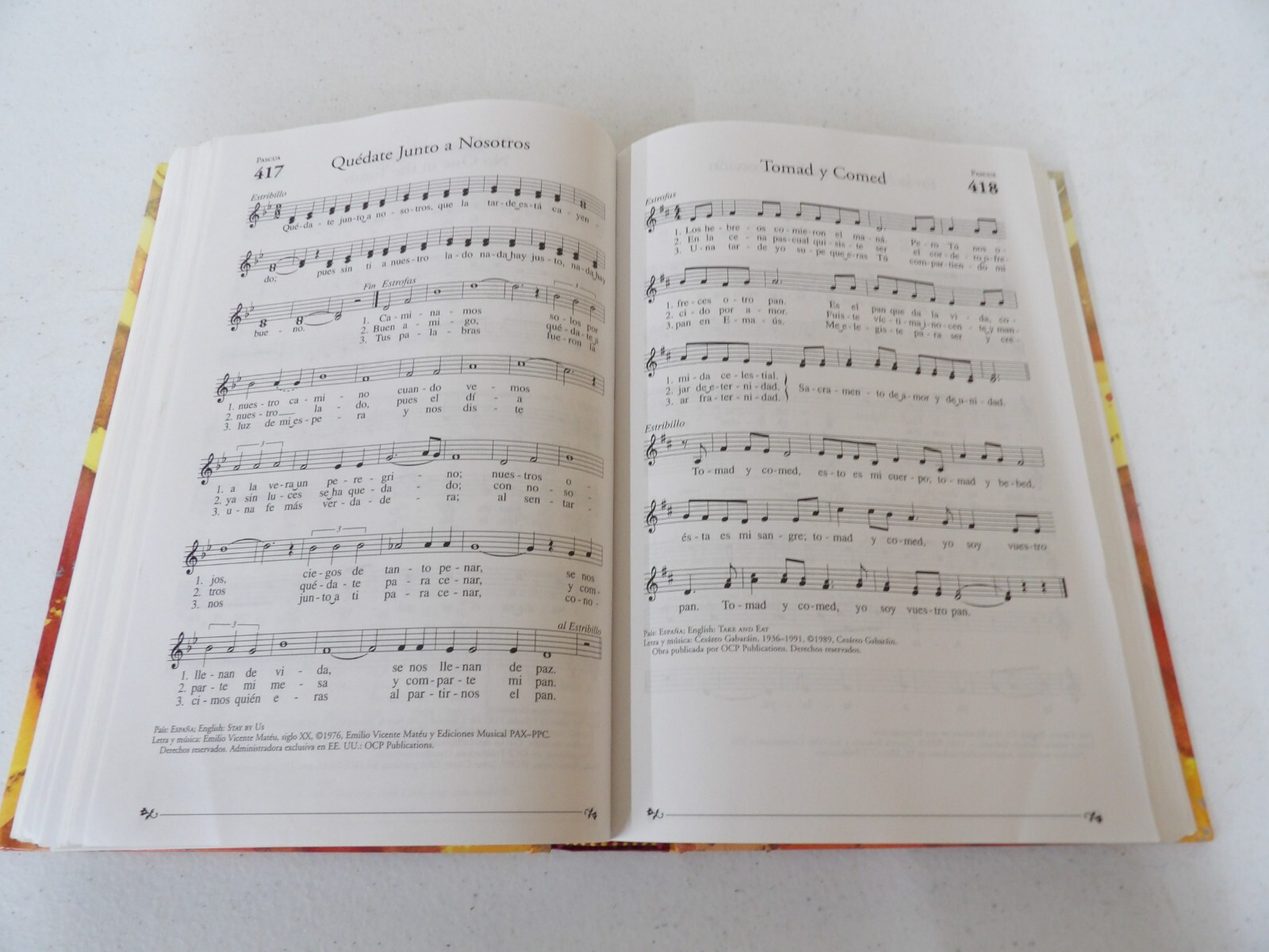 Flor Y Canto: Libro Para La Asamblea, Musica Y Letra Tapa Dura (HARDCOVER)