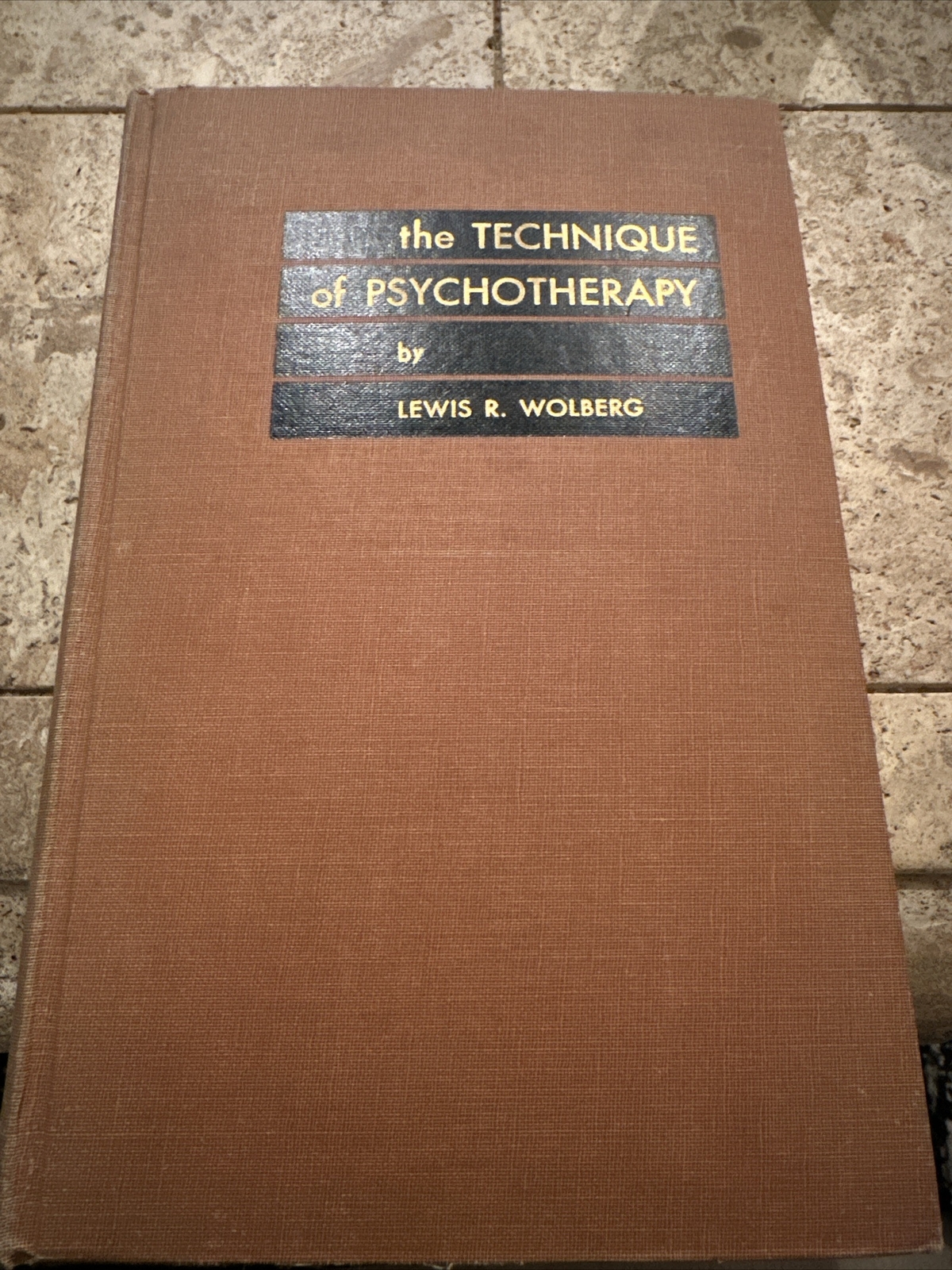 The Technique of Psychotherapy by Lewis R. Wolberg Vintage Hardcover