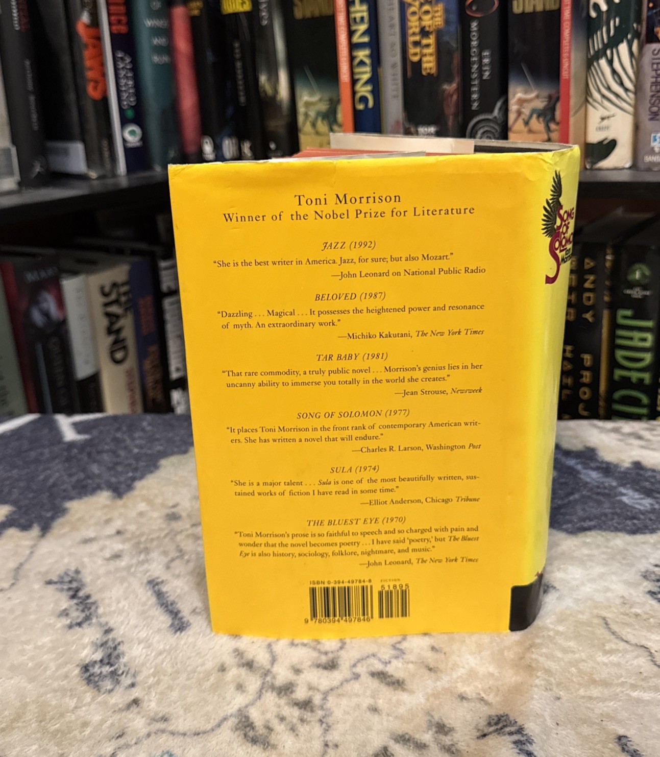 Song of Solomon – Toni Morrison Stated First Edition (True 1st Print) Hardcover
