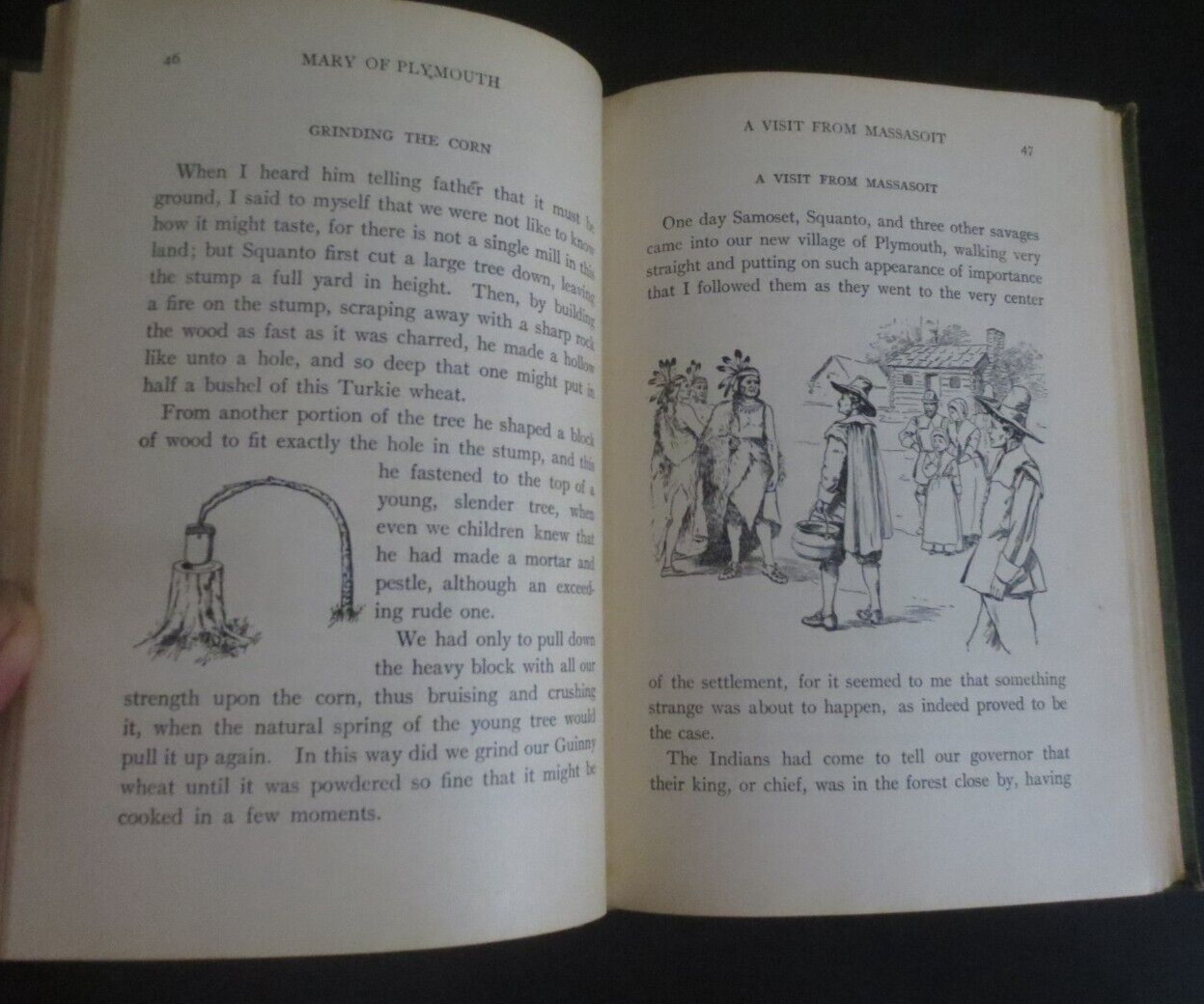 Mary of Plymouth James Otis 1910 Hardback book 156 Pages Used